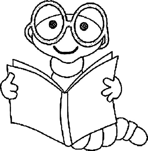 reading animals colouring pages sketch coloring page