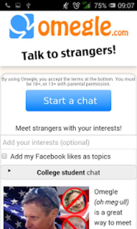 omegle  android