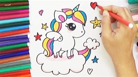 draw  cute unicorn easy cats blog