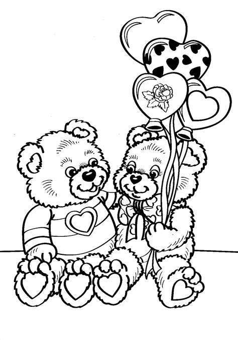 valentines day coloring pages  printable