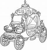 Cinderella Carriage Drawing Fairy Coloring Coach Pumpkin Tale Silhouette Vector Sketch Getdrawings Colourbox Paintingvalley Stock Clipart Library Collection sketch template