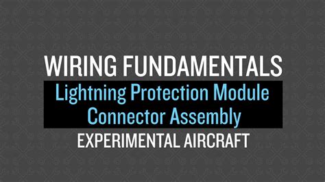 garmin  wiring fundamentals lightning protection module connector