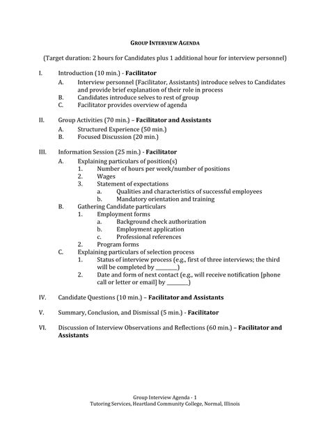group interview format   create  group interview format