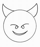 Emoji Coloring Pages Printable Devil Heart Eyes Print Faces Color Sheets Di Template Size Kids Colorare Site Getdrawings Da Getcolorings sketch template
