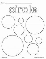 Shapes Circles Preschoolers Toddler Supplyme Mpmschoolsupplies Davemelillo sketch template