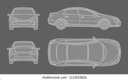 car schematic images stock  vectors shutterstock