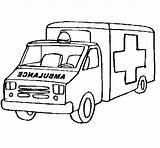 Ambulance Coloring Coloringcrew Cv Colored Color Vehicles Online sketch template