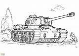 Panzer Militaire Char Malvorlagen Leopard Weltkrieg sketch template