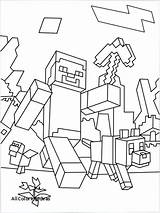 Minecraft Coloring Pages Wither Villager Printable Mode Story Mobs Steve Print Monster Color Getdrawings Getcolorings Pickaxe Colorings Drawing sketch template