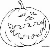 Pumpkin Coloring Pages Halloween Print Printable Kids Outline Scary Preschoolers Drawing Pumpkins Color Clipart Simple Template Blank Smiling Clipartpanda Line sketch template