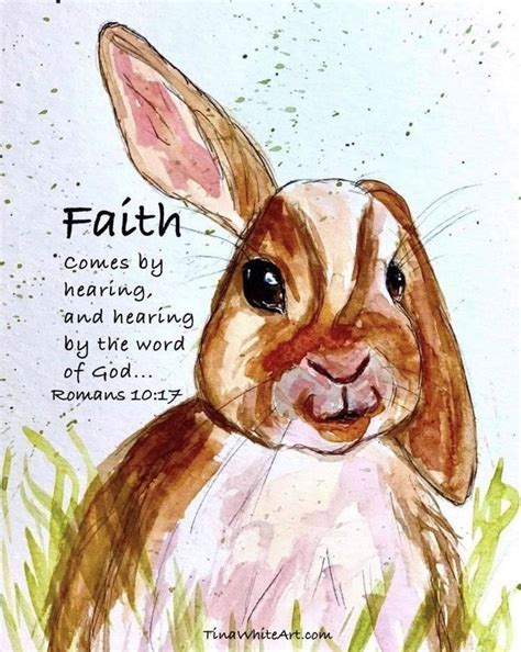 easter bunny rabbit faith prints scripture art bible verse art etsy
