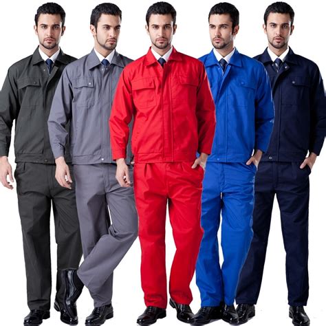 set mens work wear long sleeve male workwear protective clothing