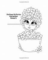 Coloring Sunshine Lacy Flower Pot Colouring Amazon Pages Books Pretties Magical Volume Book Adult sketch template