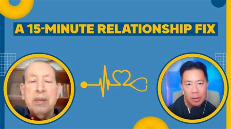 a 15 minute relationship fix youtube