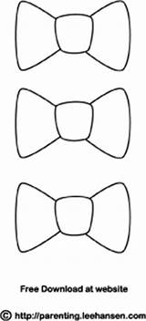 Bow Tie Coloring Ties Bear Father Teddy Bears Parenting Leehansen Fathers Dad Picnic Mandala Psychedelic Party Crafts sketch template