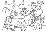 Caballos Fazenda Animais Vacas Colorare Mucche Koeien Meninos Proteger Disegno Hoeden Vaches Garder Coloriage Pintar Cowboys Chachipedia Cows Paracolorear Herding sketch template