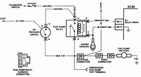 chevy  fuel pump wiring diagram chevy  chevy  pickup
