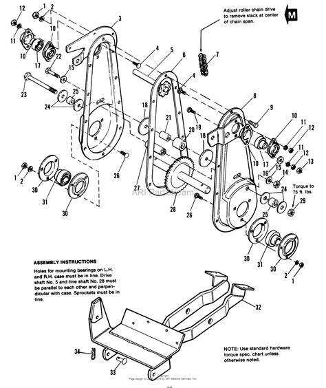 diagram rotary tiller parts