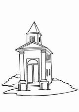Malvorlage Malvorlagen Ausmalbilder Kirchen Ausdrucken sketch template