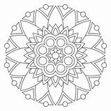 Mandalas Pages Malvorlagen sketch template