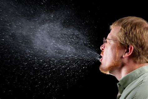 free picture photograph sneeze progress revealing plume salivary
