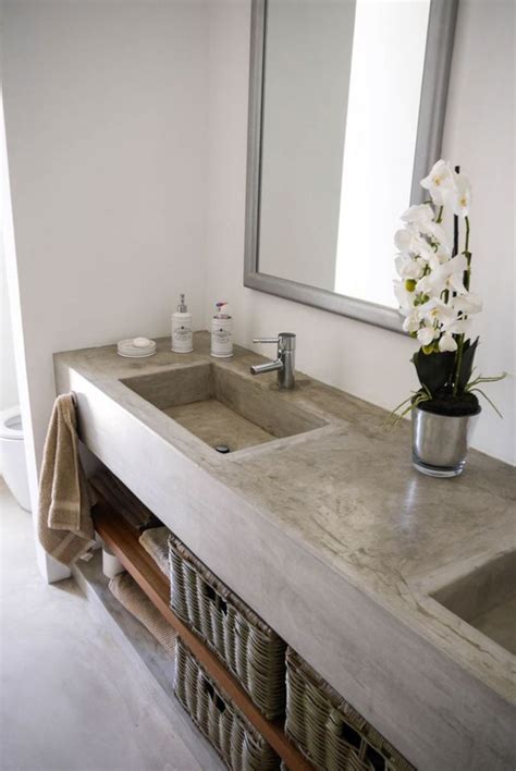 Incredible 13 Best Concrete Countertops Ideas For Bathroom Bathroom