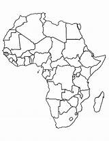 Empty Africana áfrica Desvendando Geografia Político sketch template