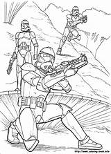 Wars Star Coloring Pages Battlefront sketch template