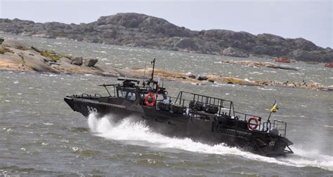 swedish cb90 class fast assault craft stridsbåt 90e
