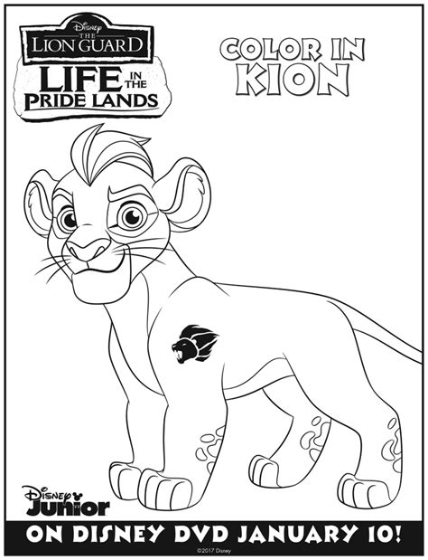 lion guard printable coloring pages printable word searches
