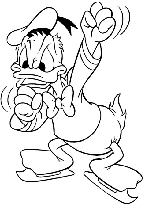 printable donald duck coloring pages  kids cartoon coloring