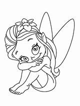 Fairy Coloring Kids Color Pages Elf Little Print Coloriage Fee Printable Petite Categories sketch template