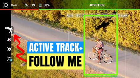 dji mavic mini active track  follow  mode testing youtube