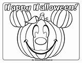 Halloween Mickey Coloring Pages Pumpkin Disney Mouse Printables Friends Printable Minnie Happy Head Ready His Some Now sketch template
