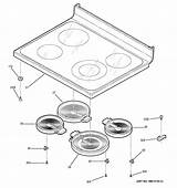 Cooktop Parts Assembly Section Diagram Change Larger sketch template