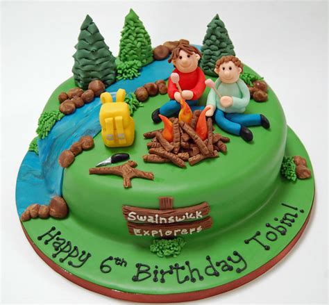 outdoor explorer cake beautiful birthday cakes