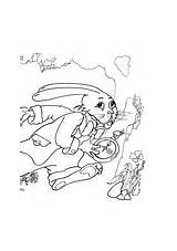 Coloring Rabbit Hare Hurries March Printable Supercoloring Alice Hurry Wonderland Version Color Click Online sketch template