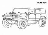 Pages Hummer Coloring Template sketch template