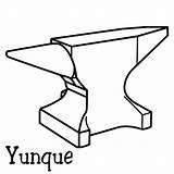 Yunques Yunque Anvil Blacksmith sketch template