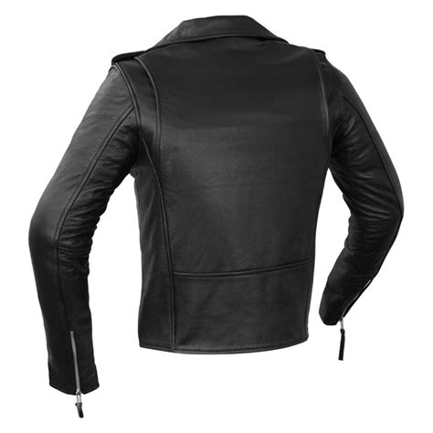 first manufacturing® wbl1082 m blk rockstar men s leather jacket