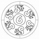 Zahlen Mandalas Ausmalen Malvorlage Ausdrucken Malvorlagen Schule Familie sketch template
