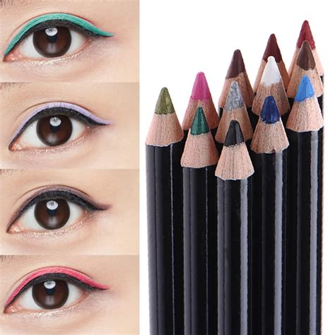 colors waterproof eyeliner pencil long lasting eye liner pencils makeup cosmetics  eyes