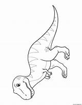 Megalosaurus Coloring Preschoolers Dinosaur Pages Printable sketch template