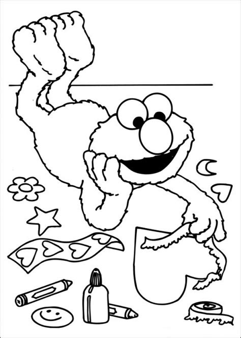 elmo coloring pages