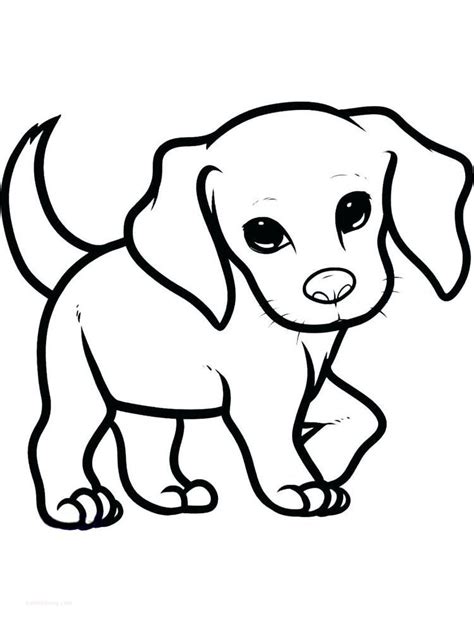 printable colouring pages puppies