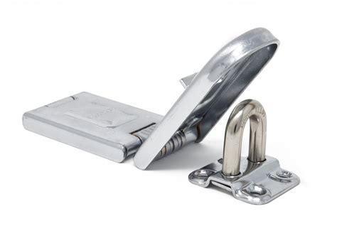 master lock dpf   long zinc plated hardened steel single hinge hasp  ebay