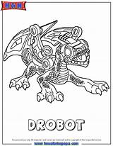 Coloring Skylanders Drobot Giants Tech Pages Series2 Gif sketch template
