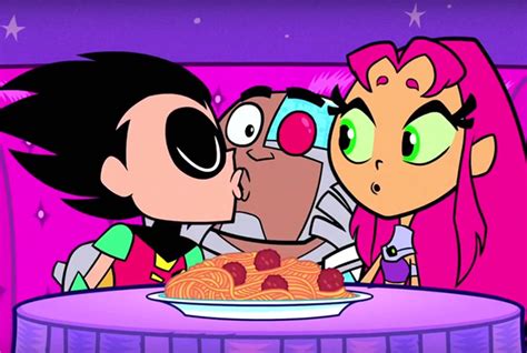 cartoon network show teen titans go praised for gay love scene