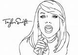Taylor Swift Coloring Pages Singer Coloring4free Carrie Underwood Country Getcolorings Realistic Nicki Minaj Color Printable Getdrawings Colorings sketch template