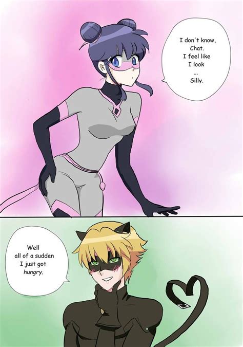 Marinette And Chat Noir By Xxtemtation On Deviantart